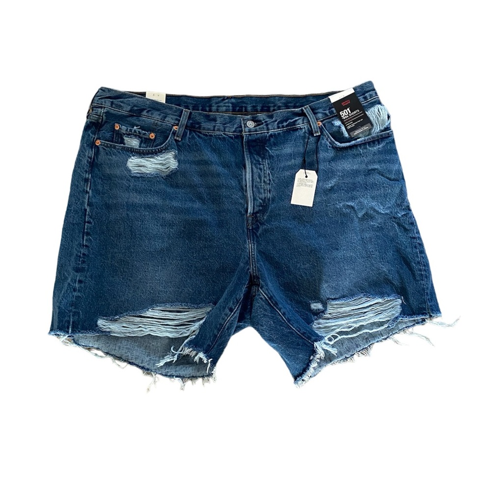 Levi’s dark wash shorts 22w